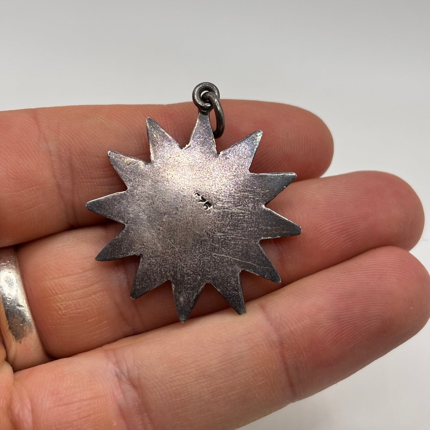 Silver Beautiful Sun Pendant