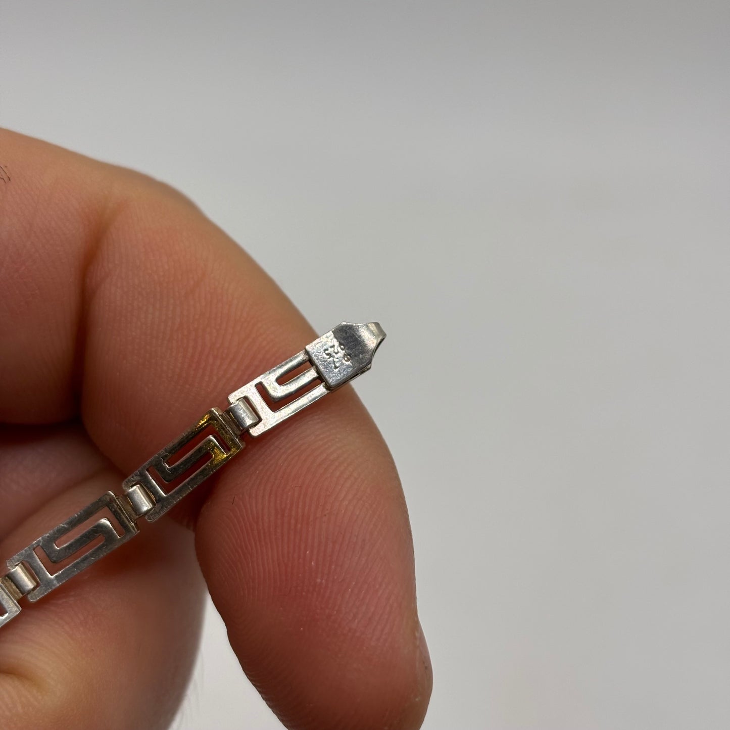 Silver 7” Blue Topaz Bracelet
