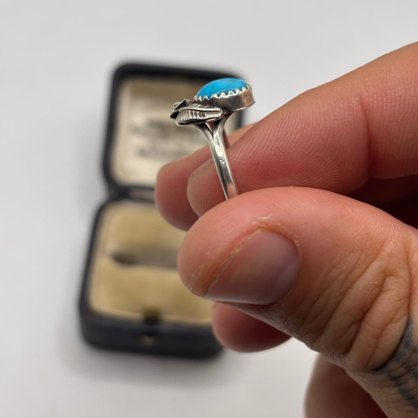Silver Native American Turquoise Ring