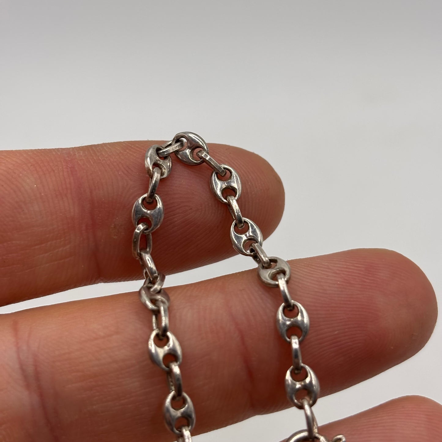 Silver 7.5” Marina Link Bracelet