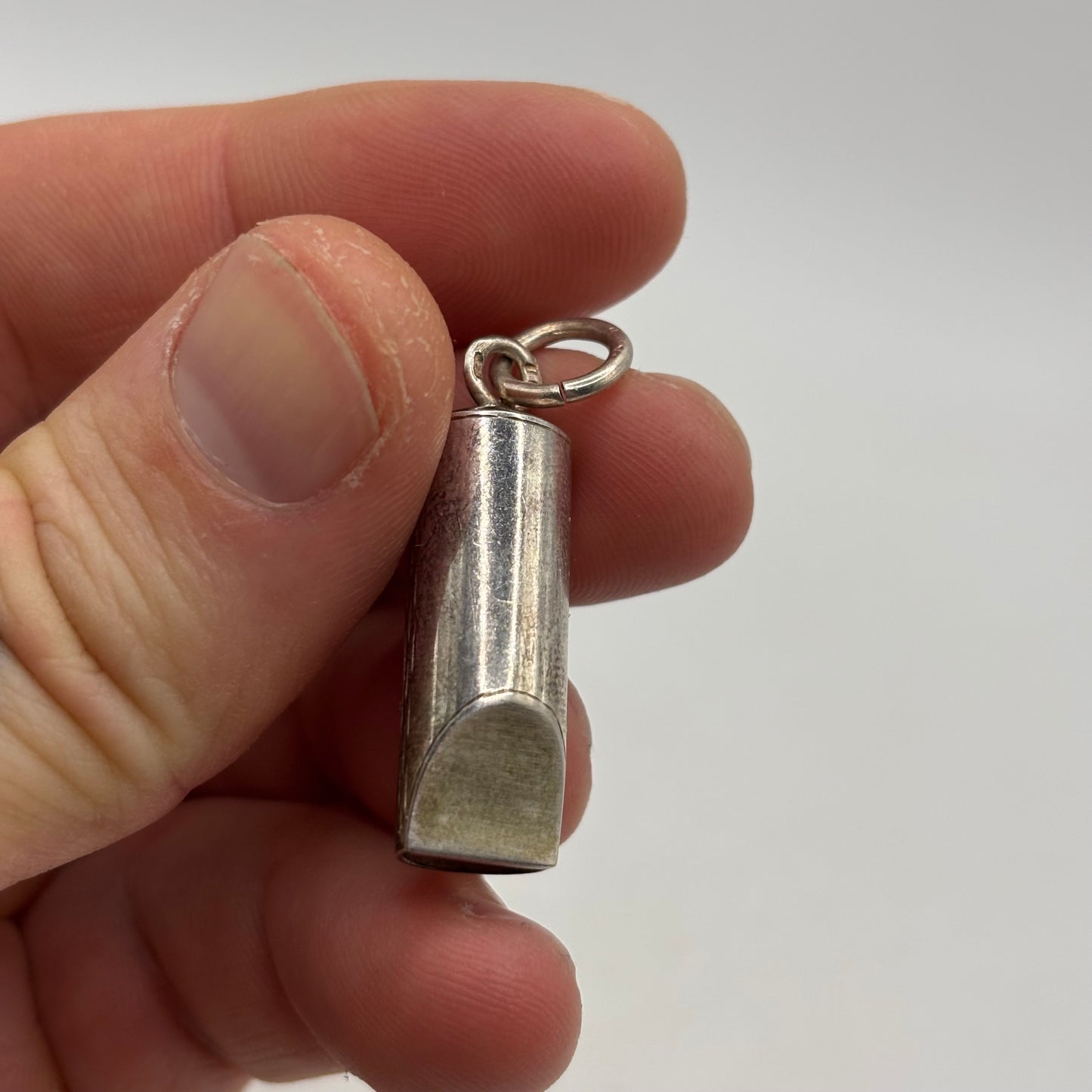 Silver Vintage Whistle Pendant