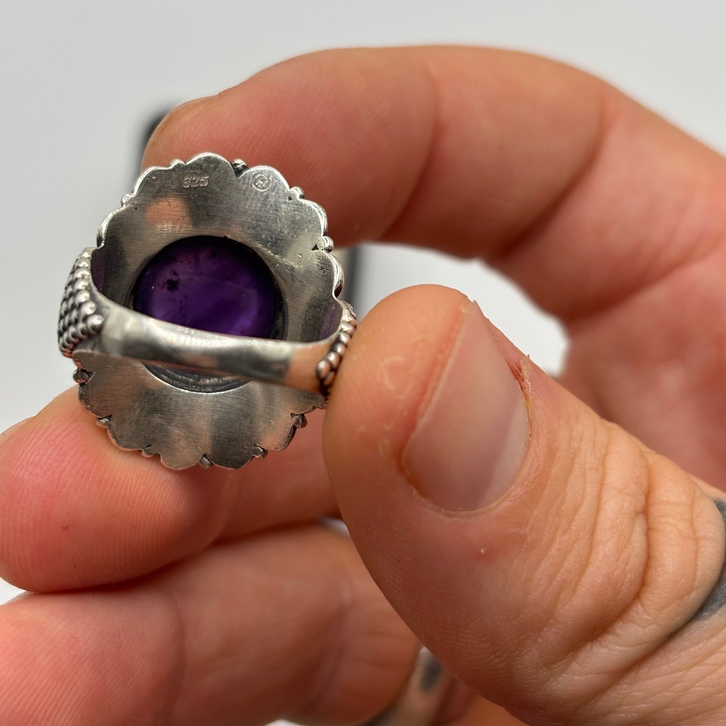 Silver Amethyst Ring