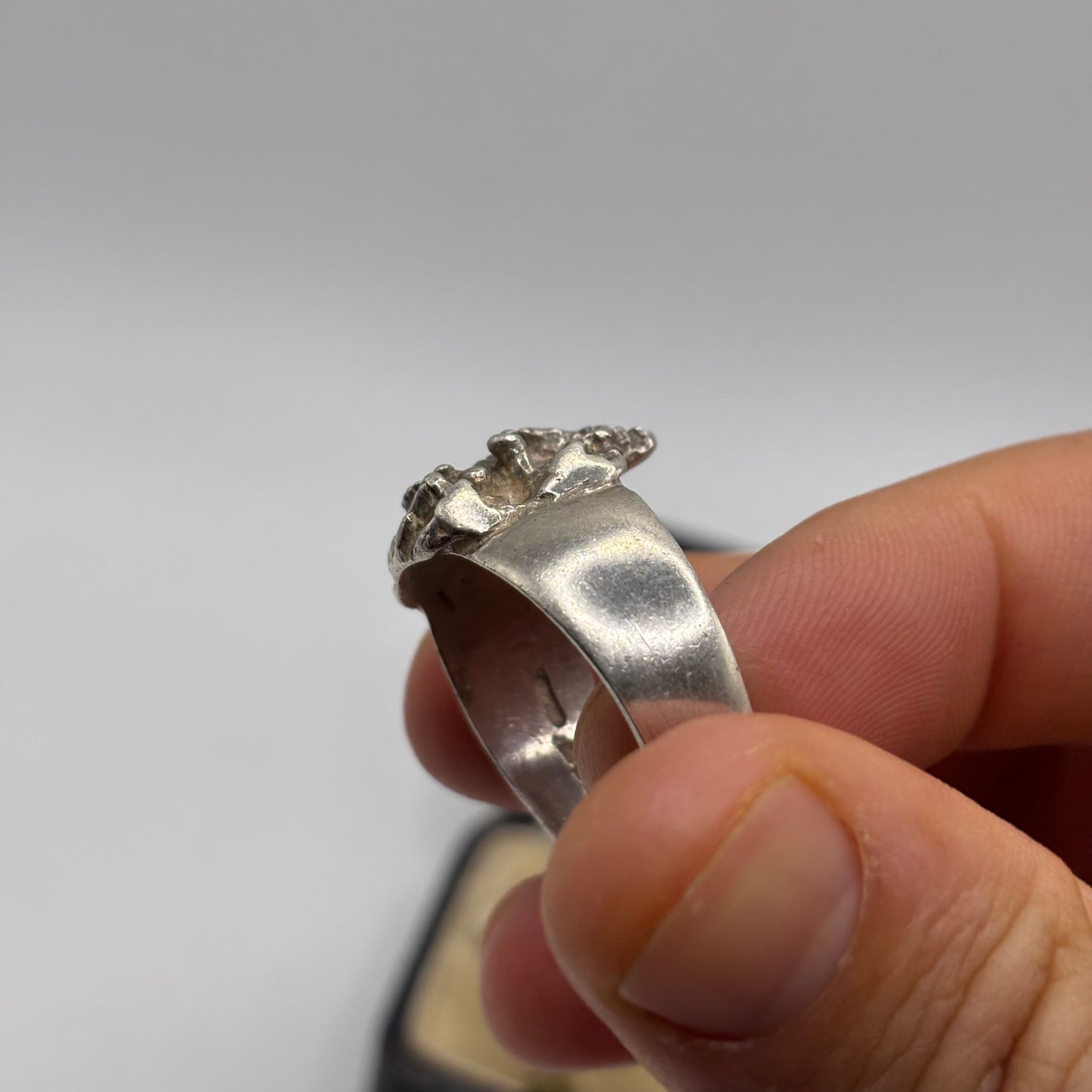 Silver Ganesh God Ring