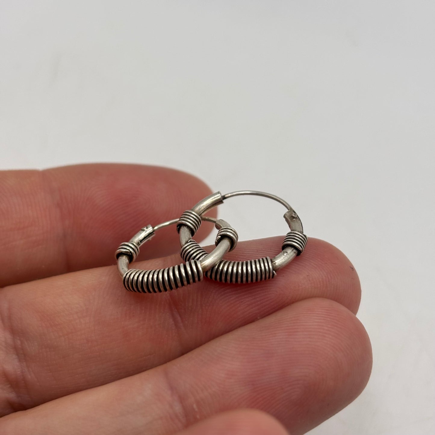 Silver 20mm Hoop Earrings