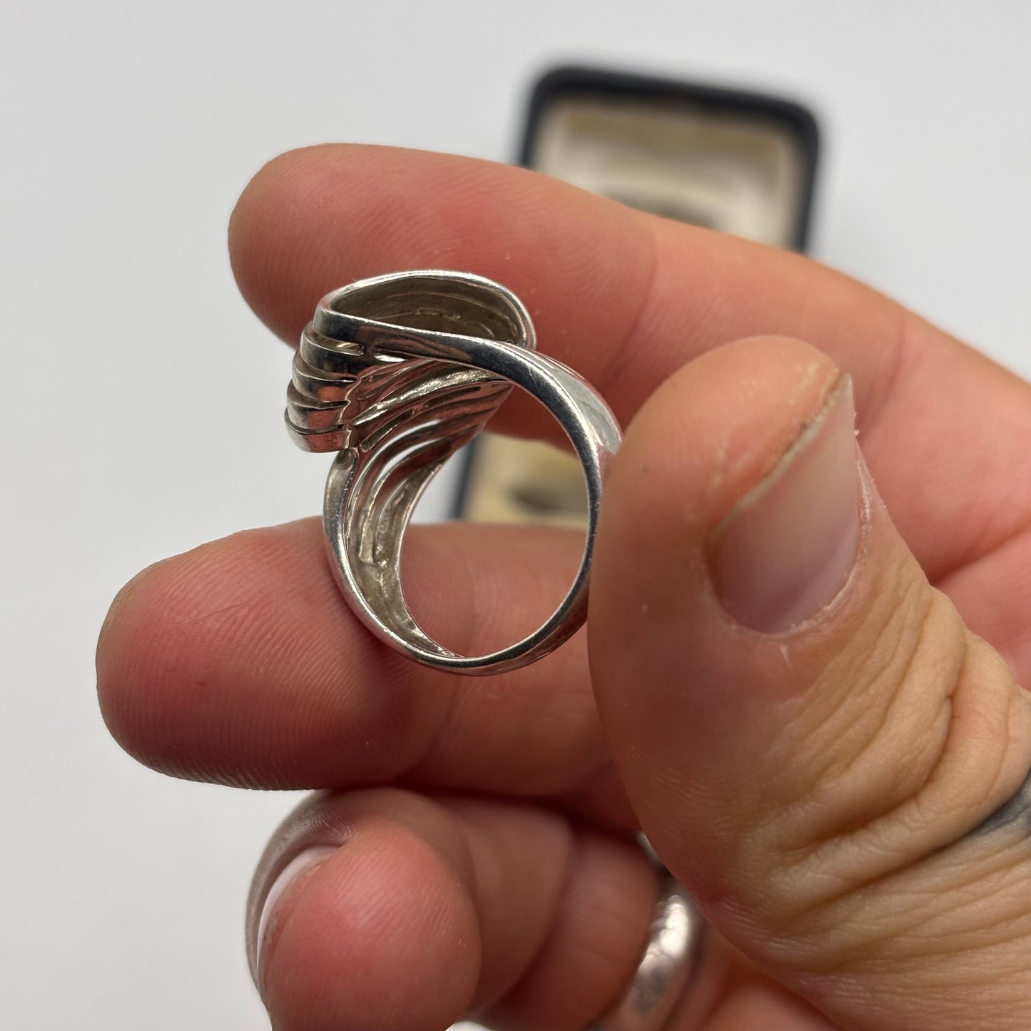 Silver Abstract Ring