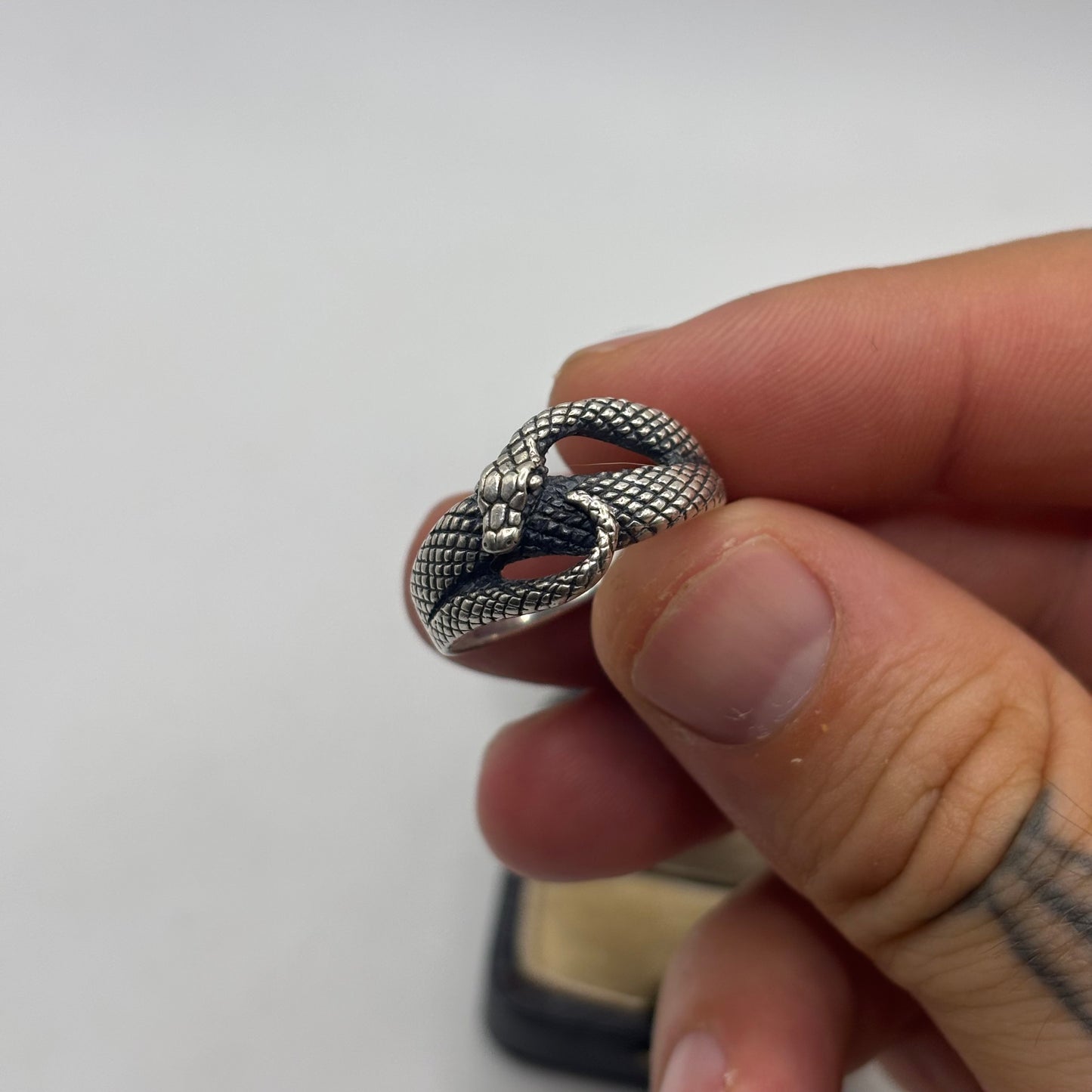 Silver Snake Ring