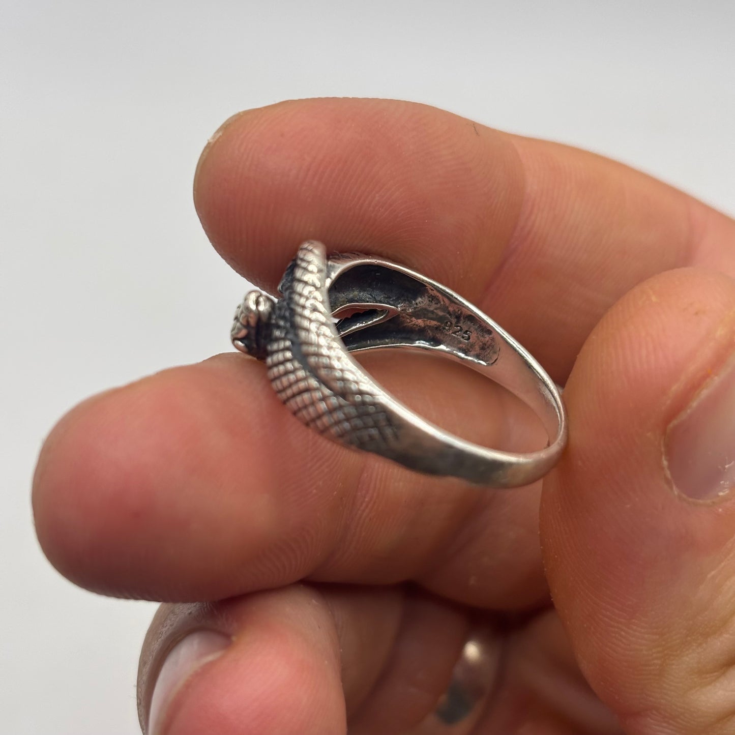 Silver Snake Ring