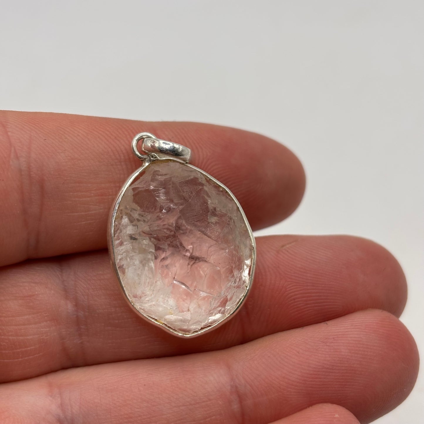 Silver Quartz Pendant