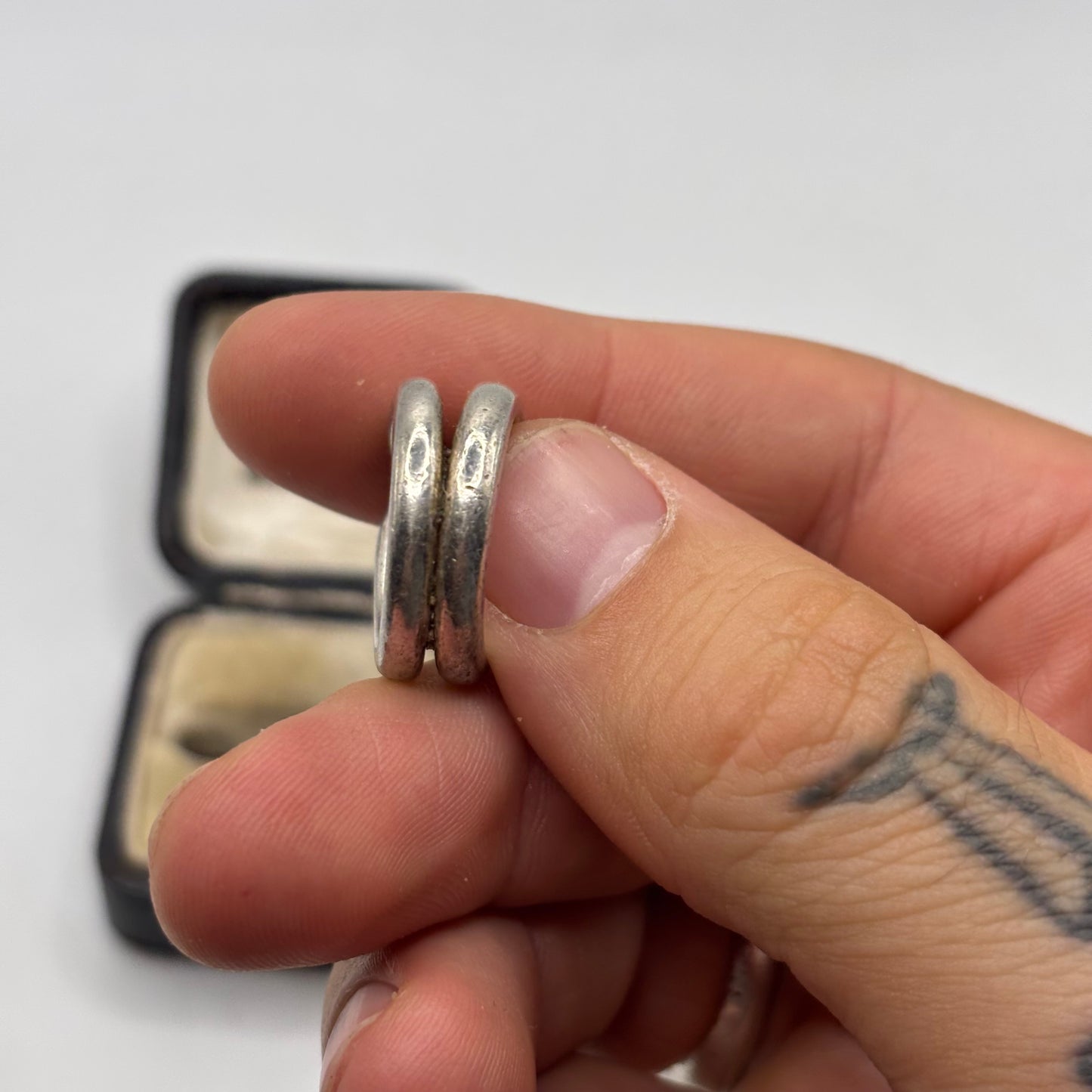Silver Chunky Band Ring