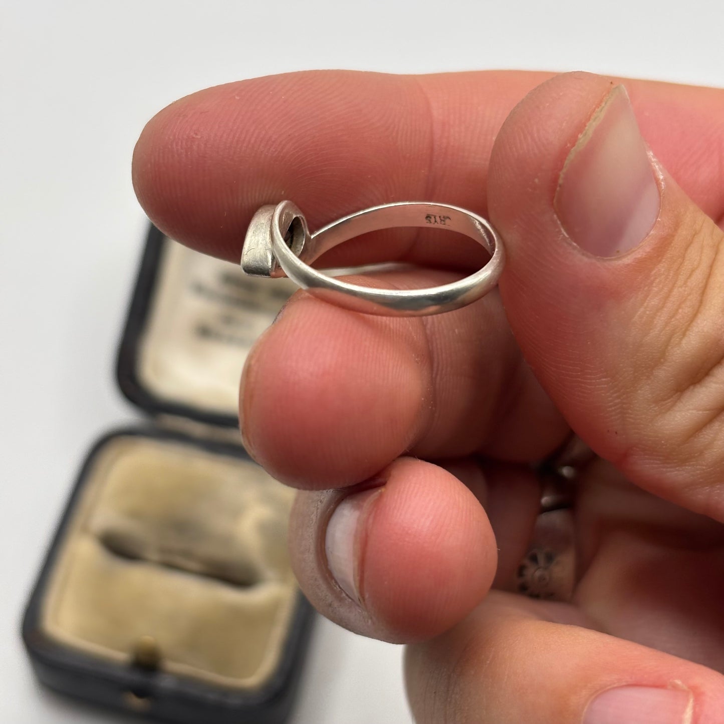 Silver Smokey Quartz Ring (P)