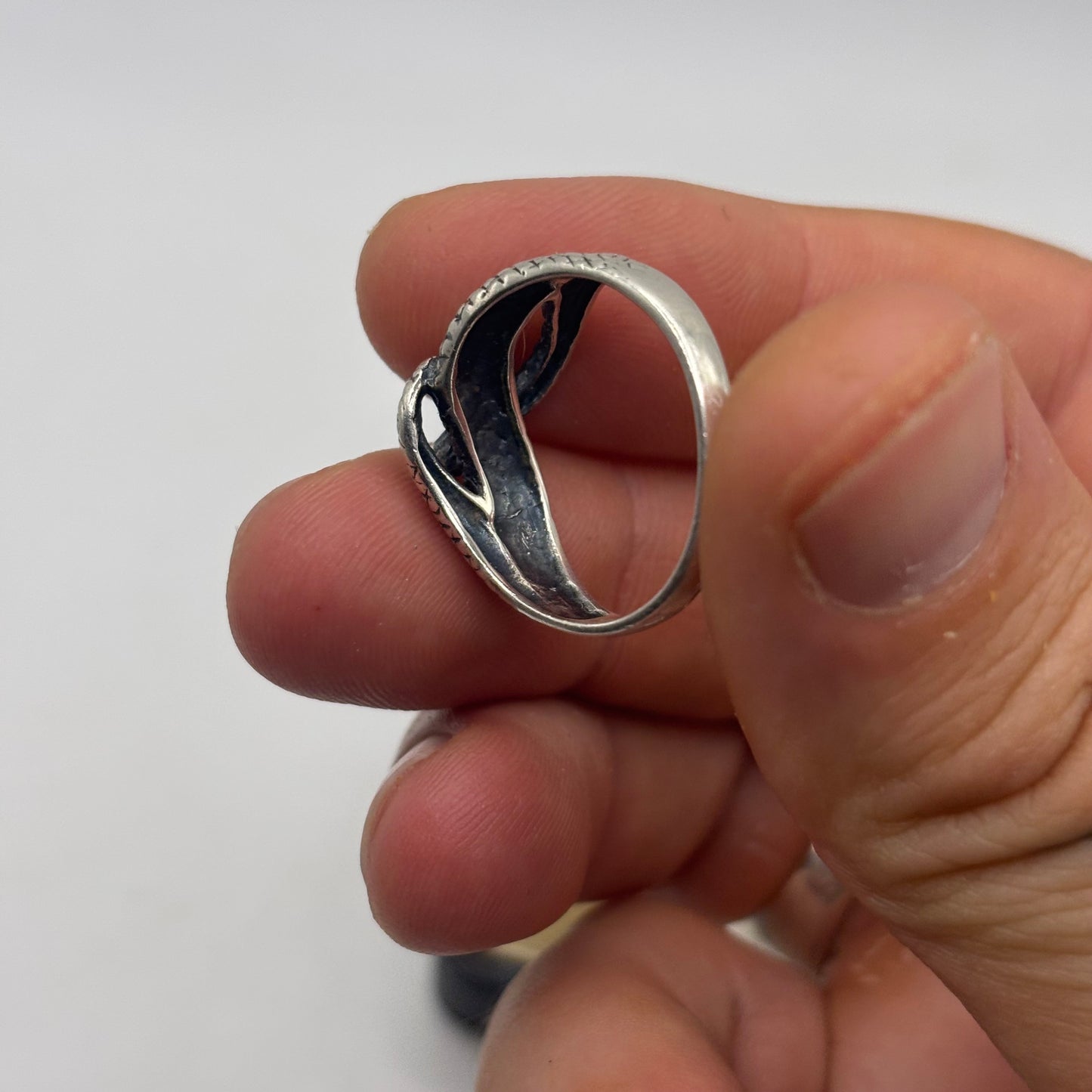 Silver Snake Ring