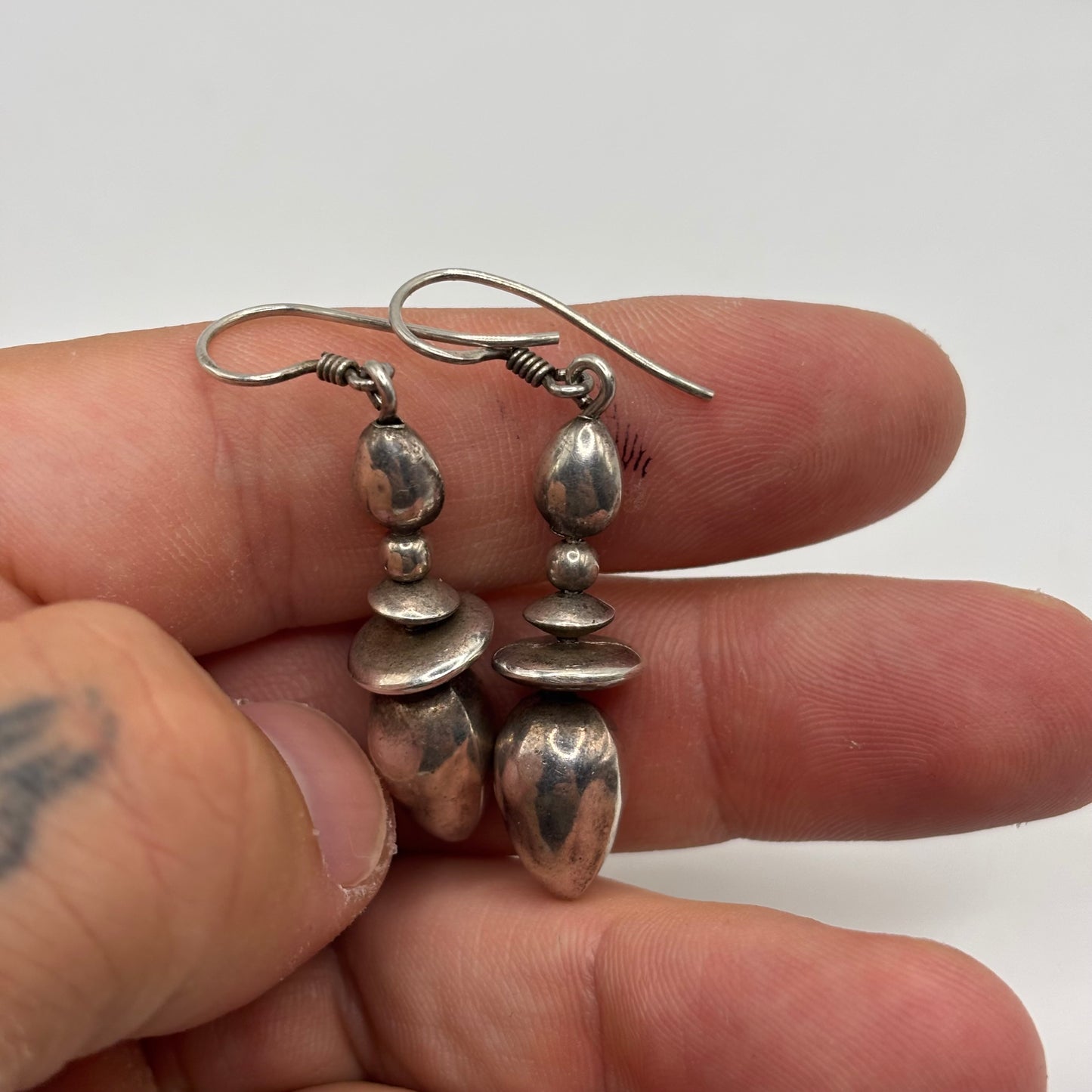Silver Unusual Earrings