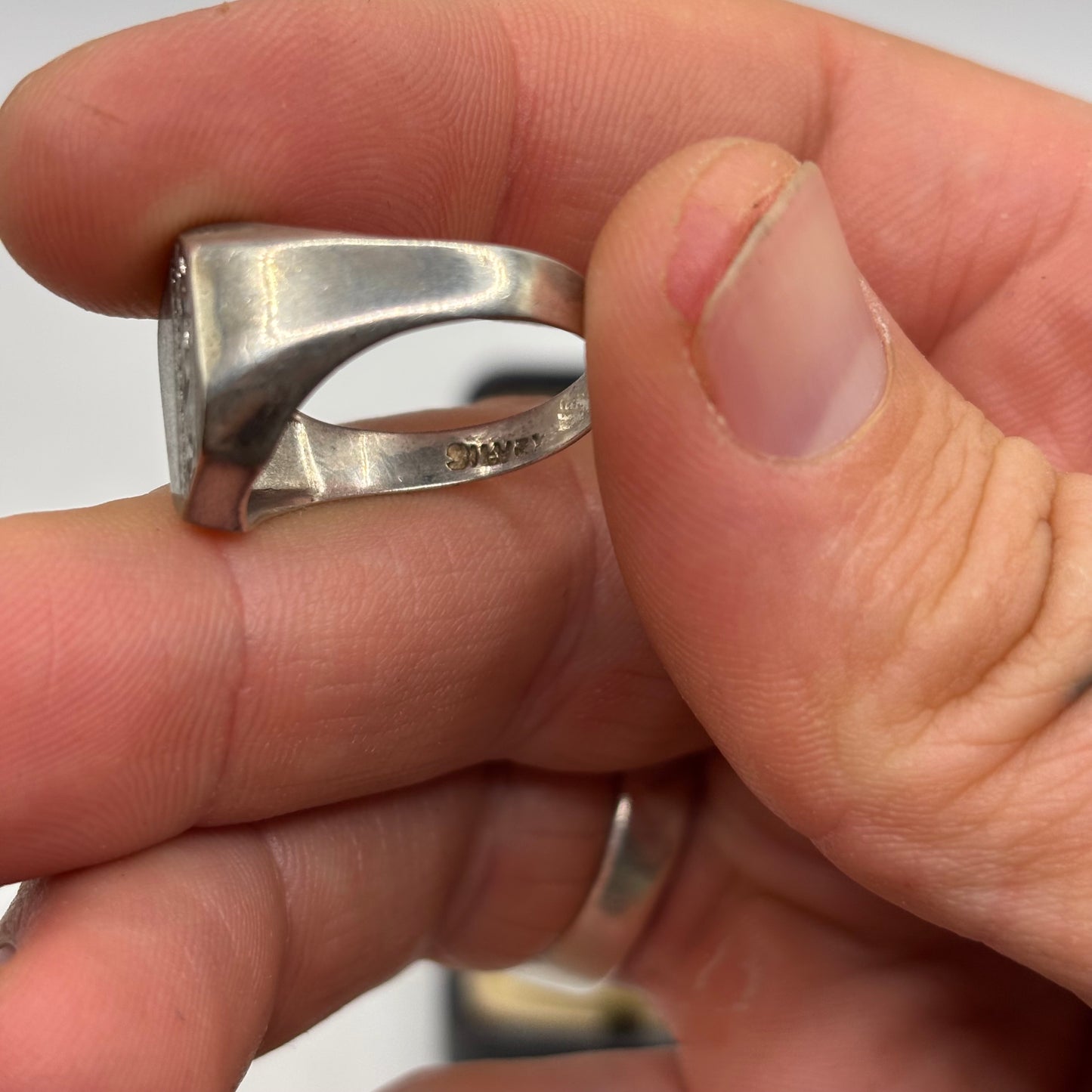 Silver Vintage Signet Ring