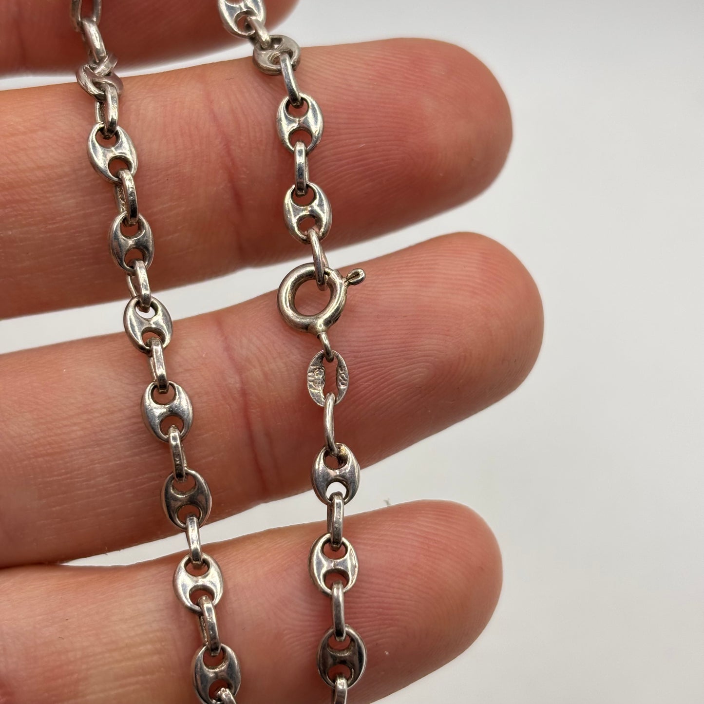 Silver 7.5” Marina Link Bracelet