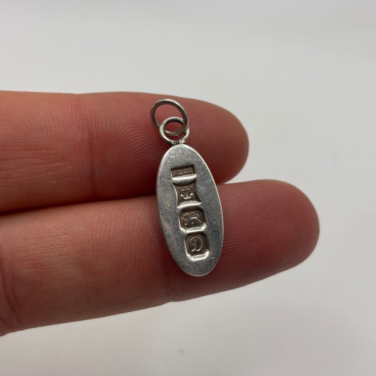 Silver Round Ingot Pendant