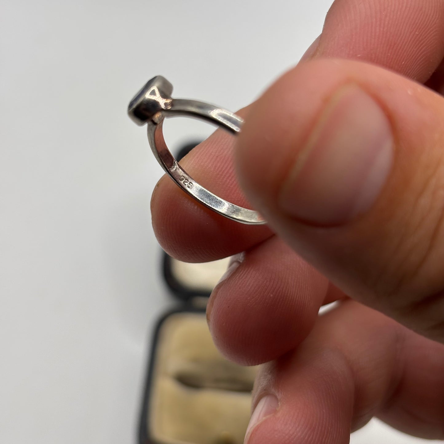 Silver Iolite Ring (N)
