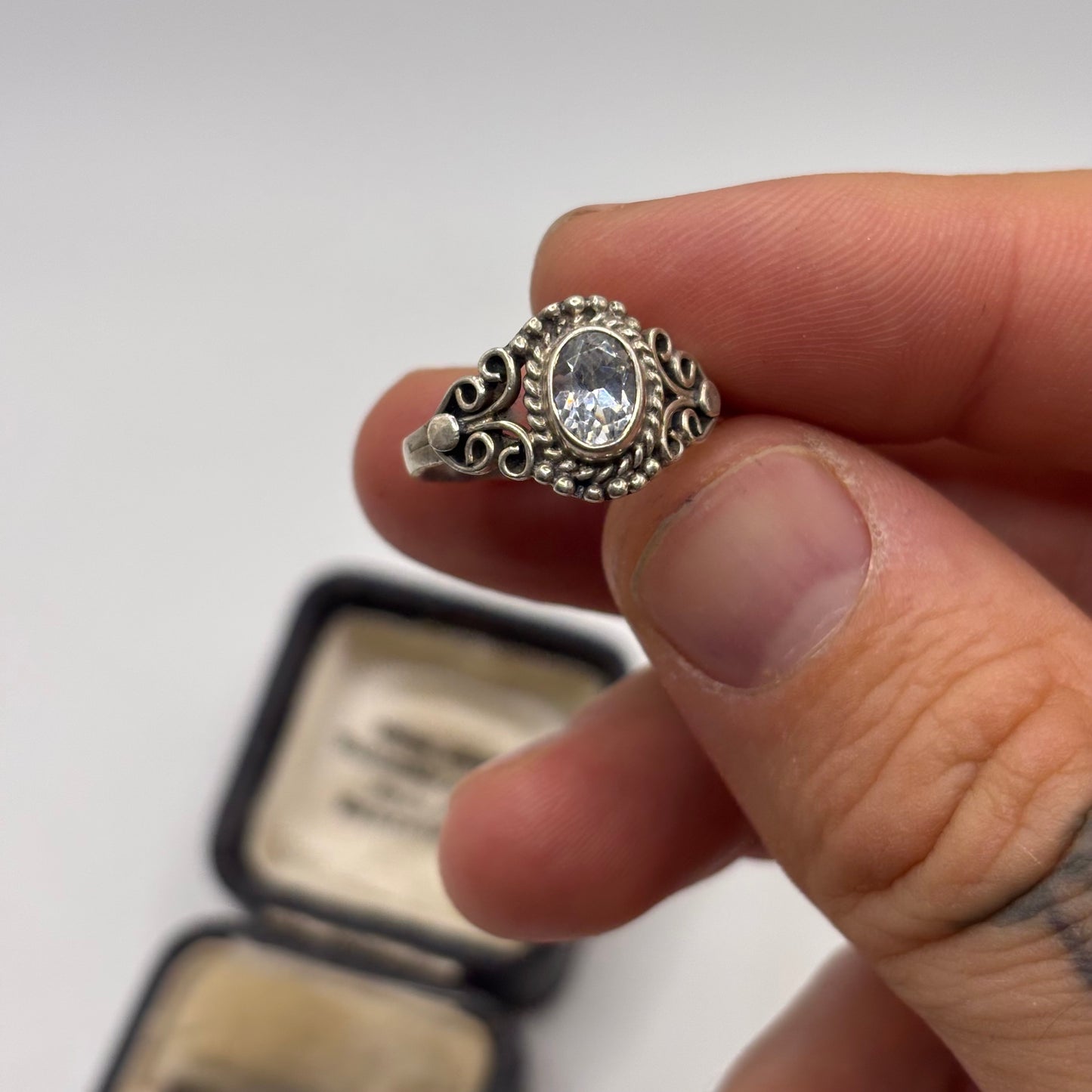 Silver Quartz Ring