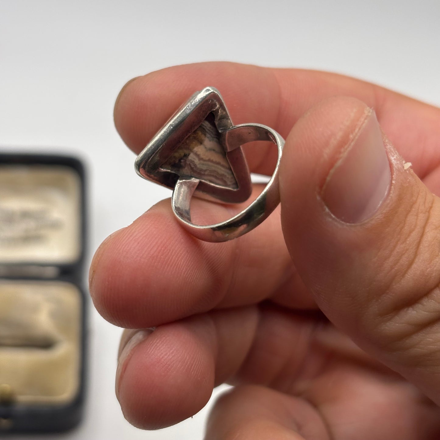 Silver Jasper Ring (M)