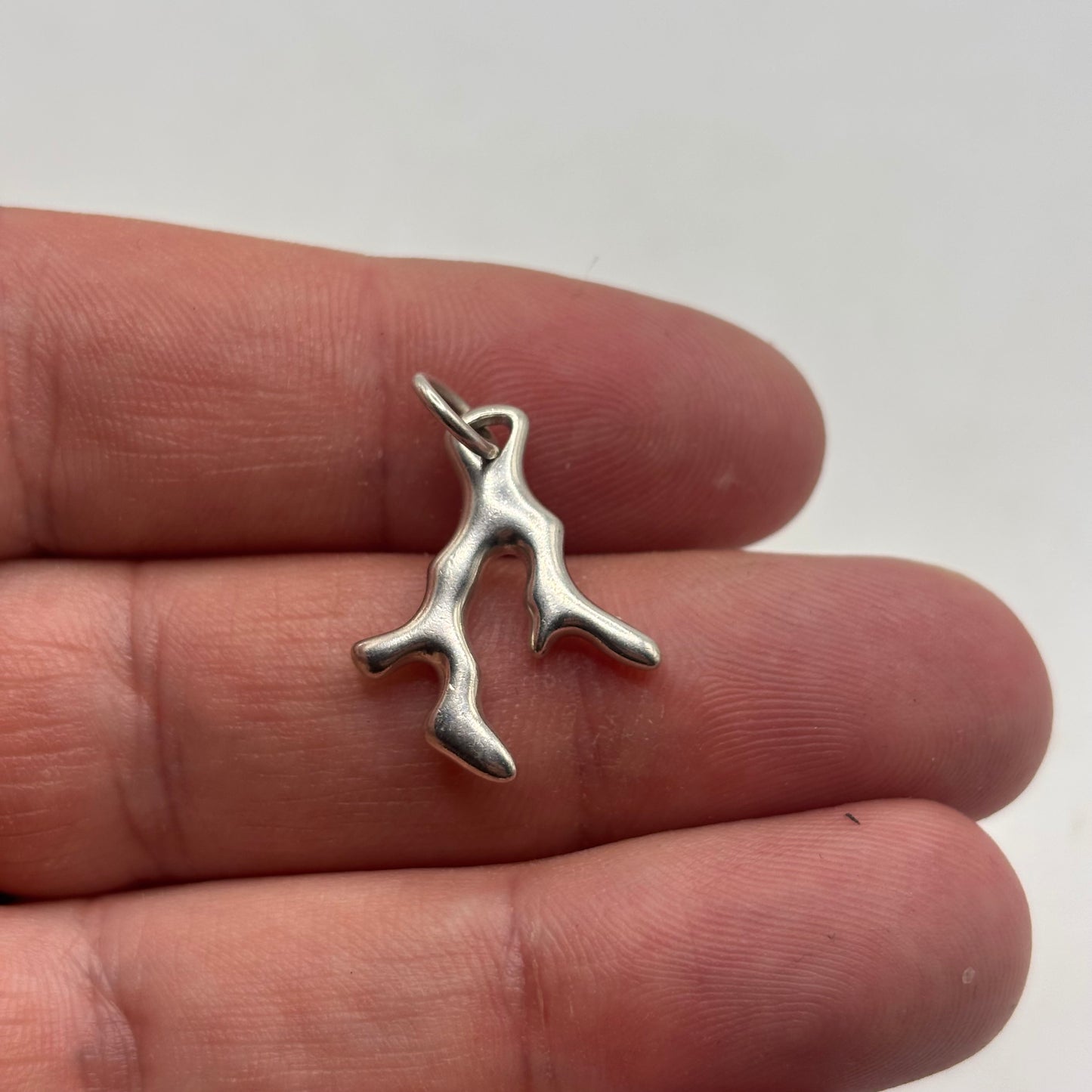 Silver Monica Vinader Mini Reef Pendant
