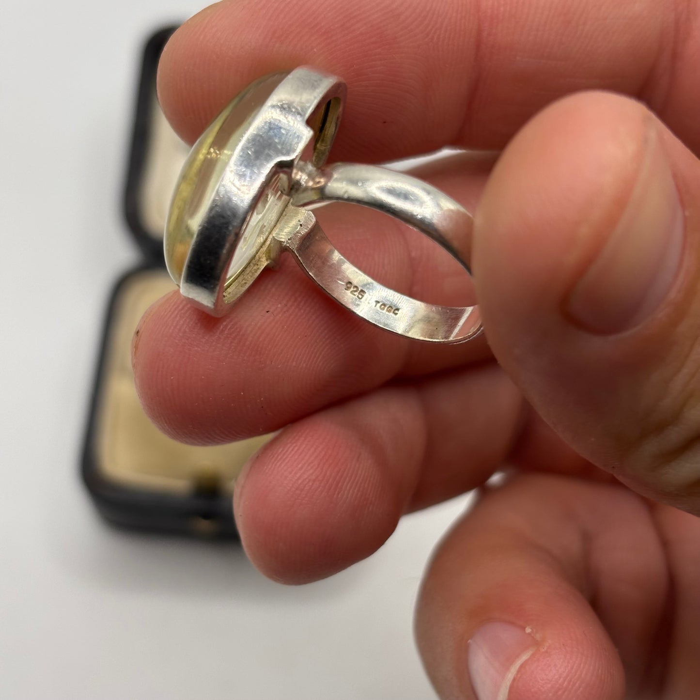 Silver Libra Intaglio Ring (N)