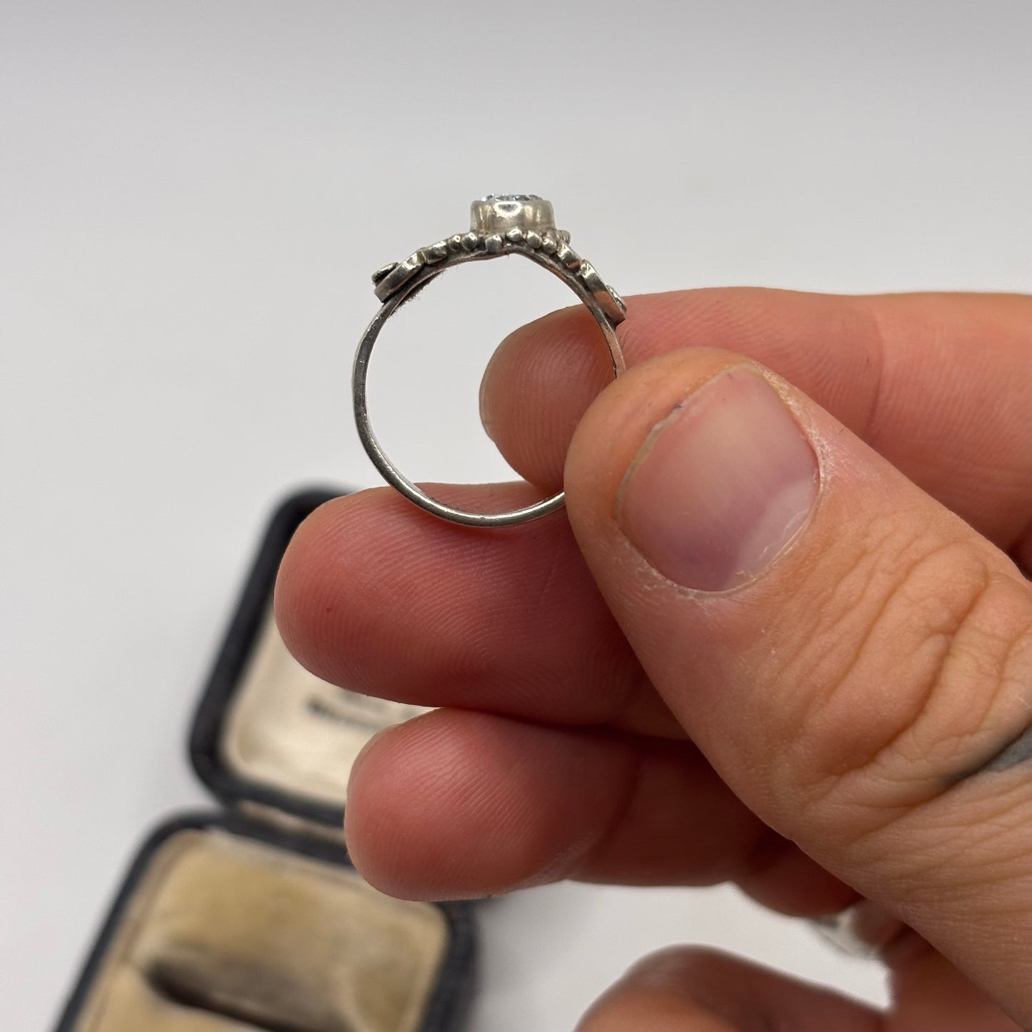 Silver Quartz Ring