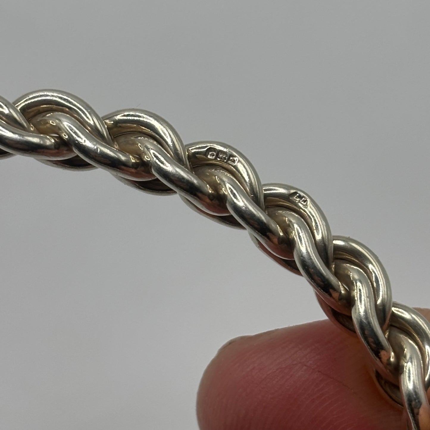 Silver Heavy Bangle (72mm)