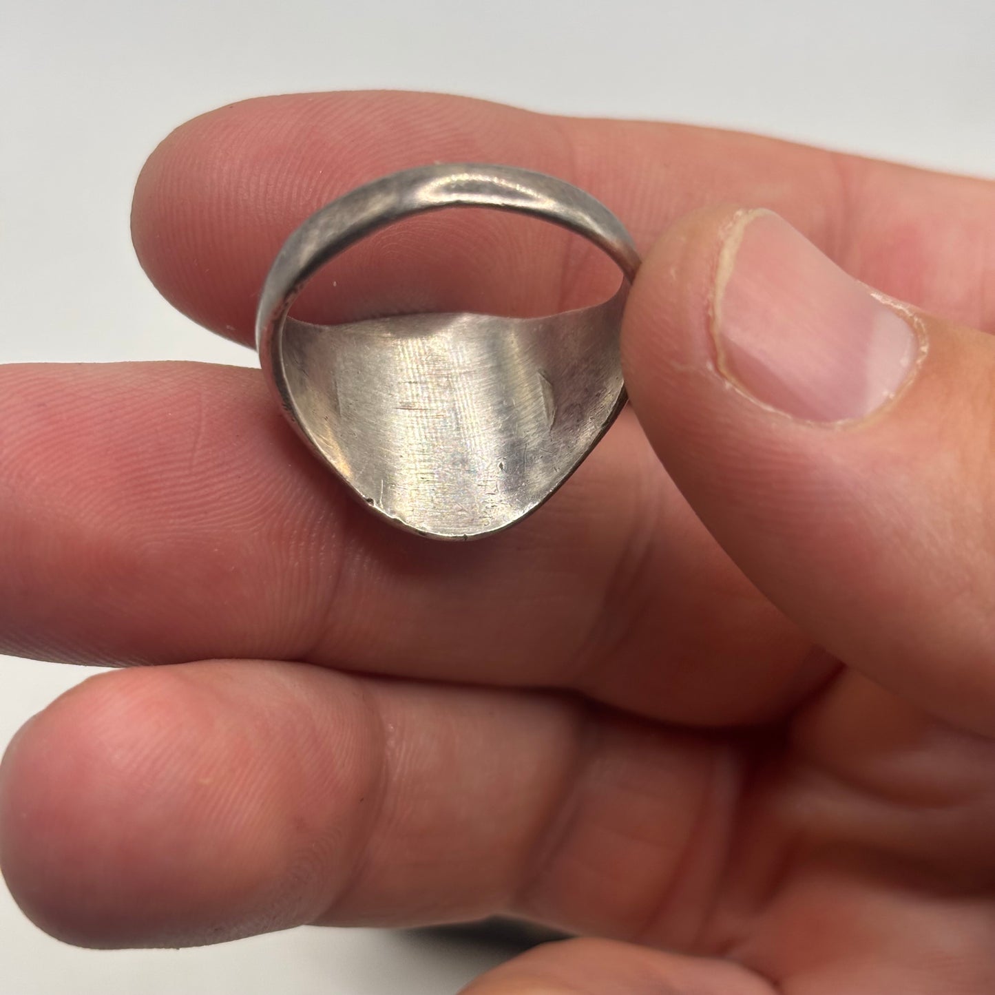 Silver Vintage Signet Ring (U)