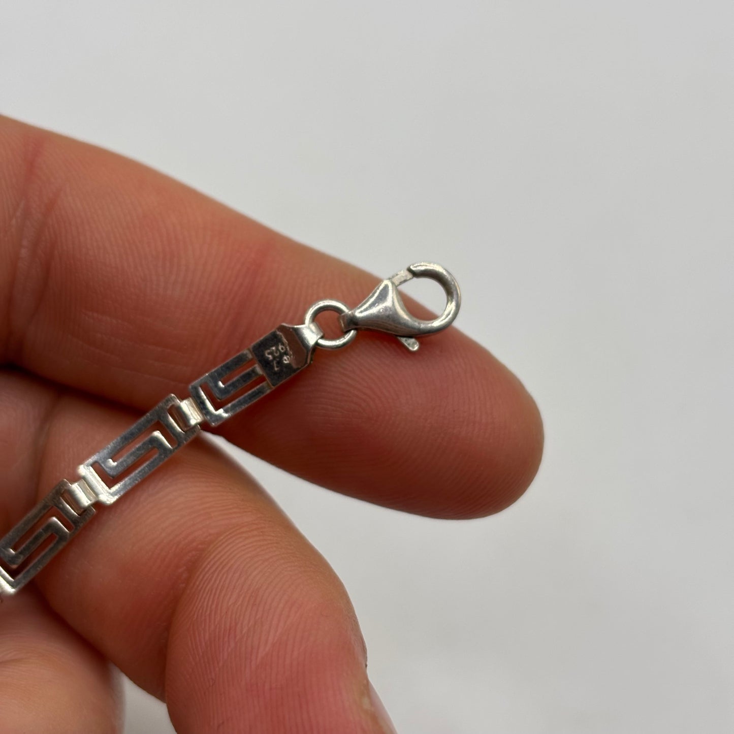 Silver 7” Blue Topaz Bracelet