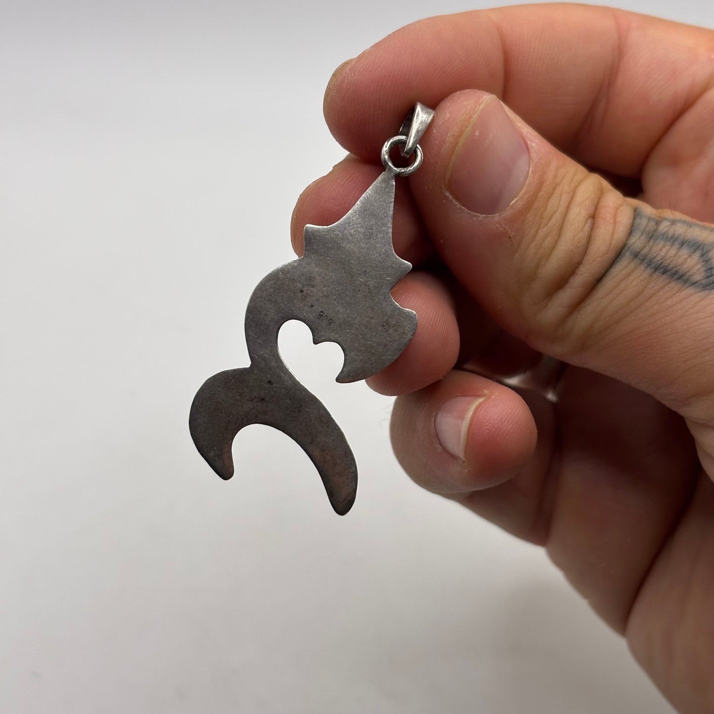 Silver Egyptian Om Pendant