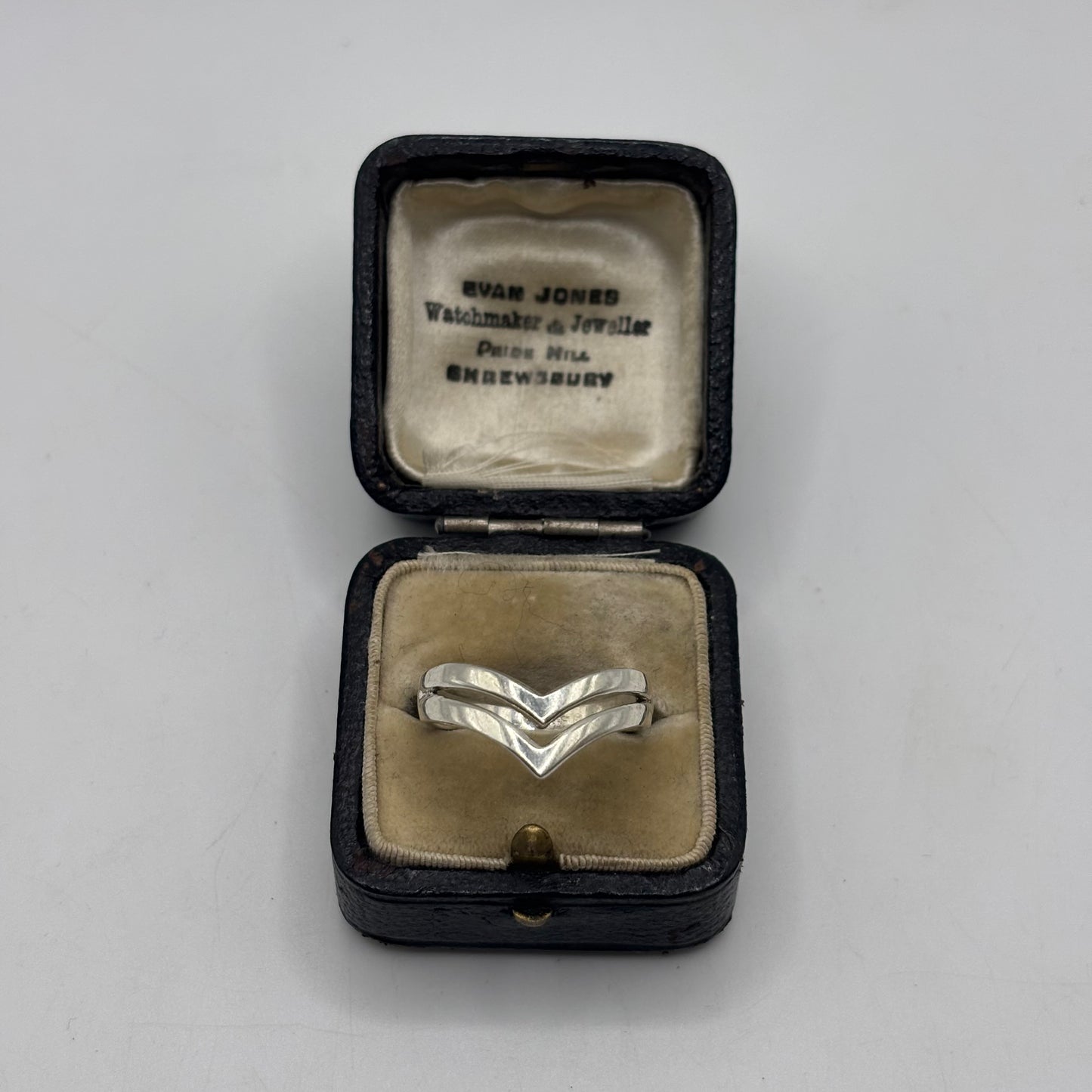 Silver Wishbone Ring