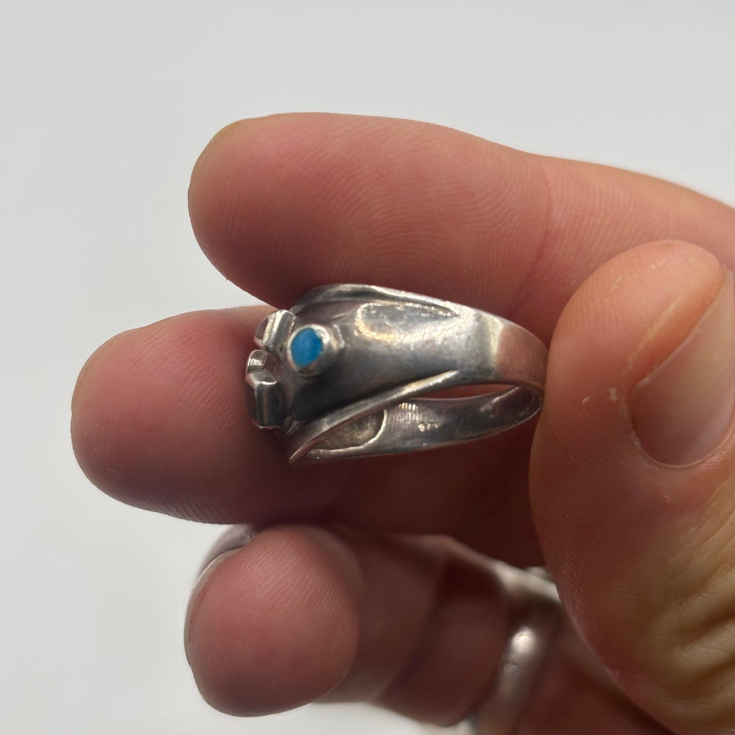 Silver Multi Gem Ring
