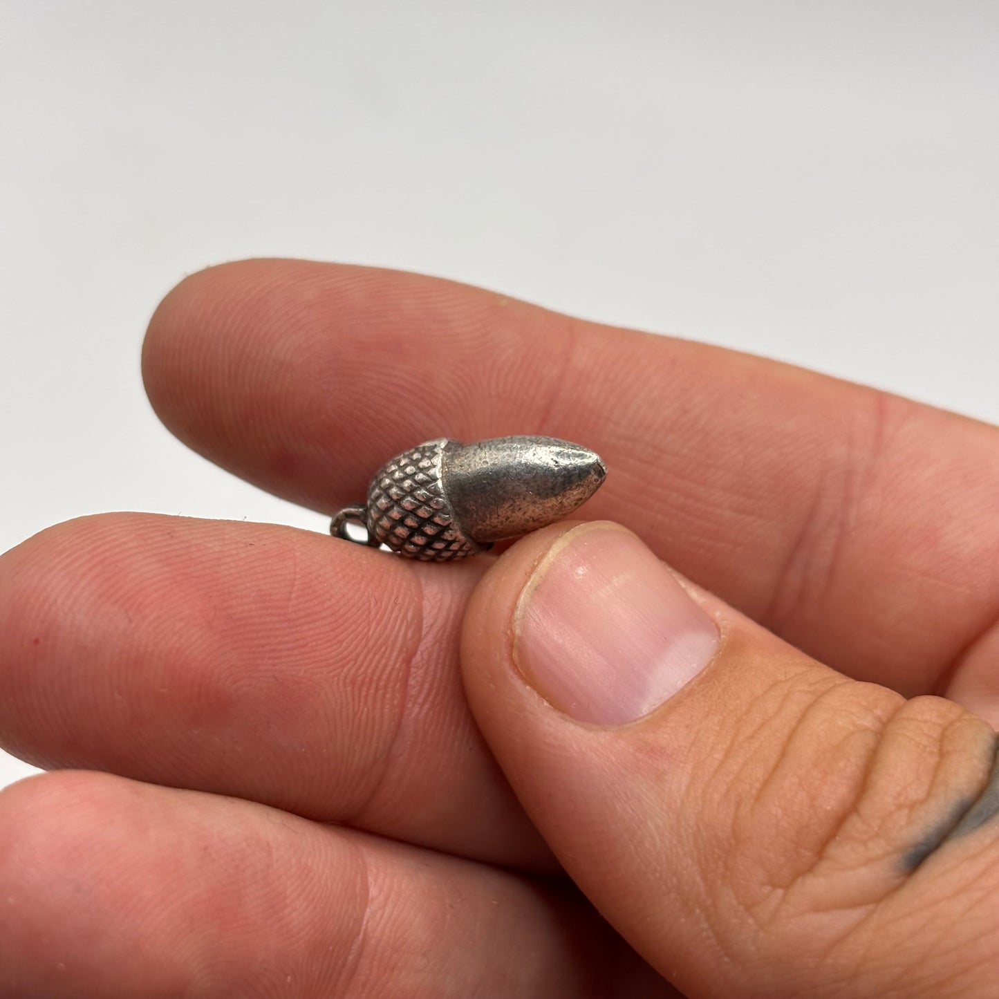Silver Acorn Pendant