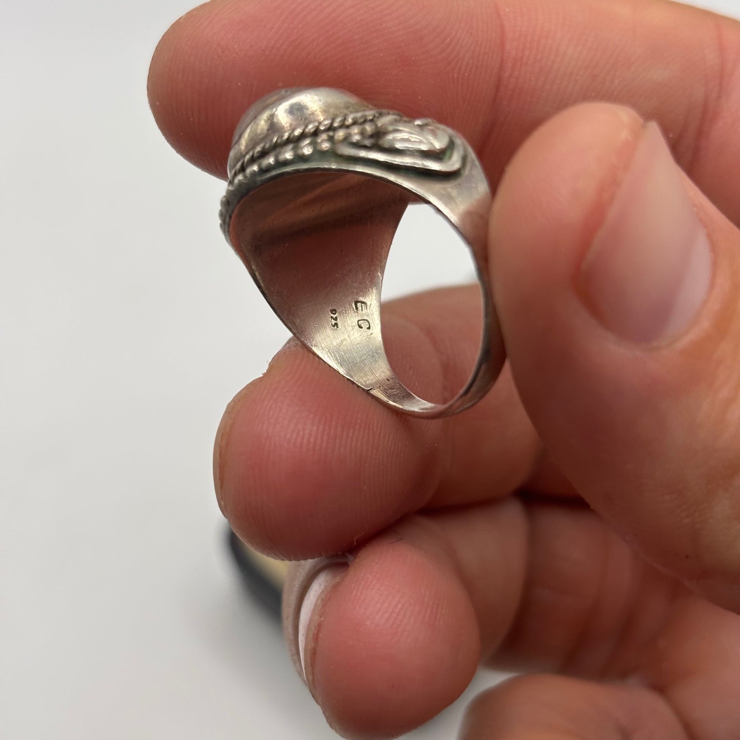 Silver Moonstone Ring (S)