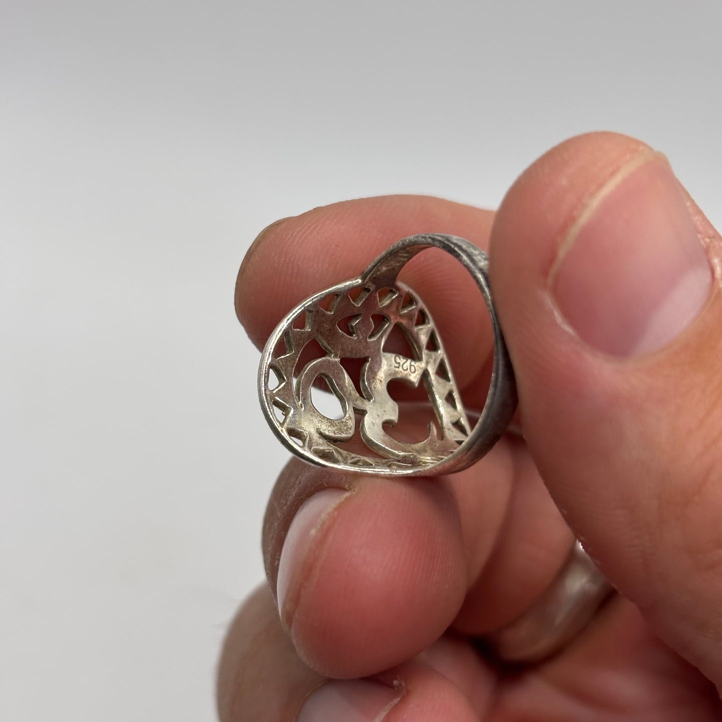 Silver Om Ring (M)