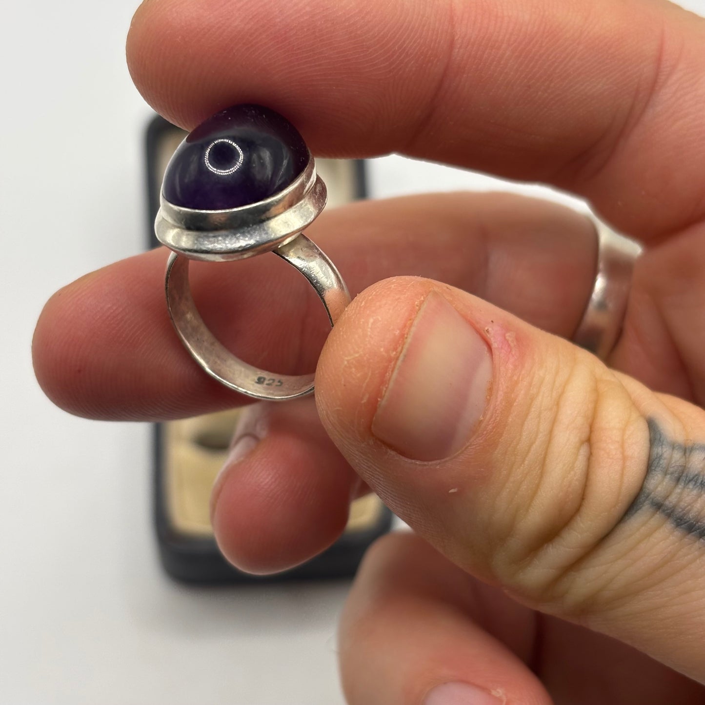 Silver Amethyst Ring