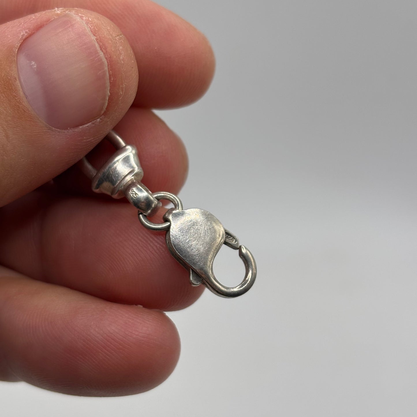 Silver 7.5” Unusual Link Bracelet