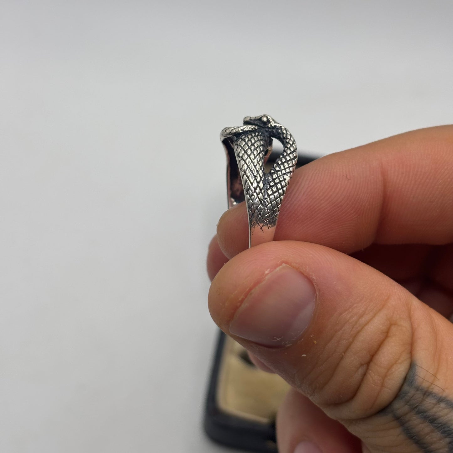 Silver Snake Ring