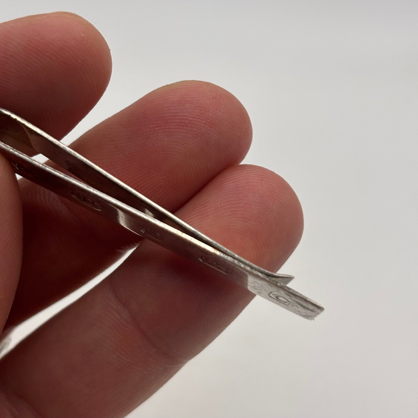 Silver Ingot Tie / Money Clip