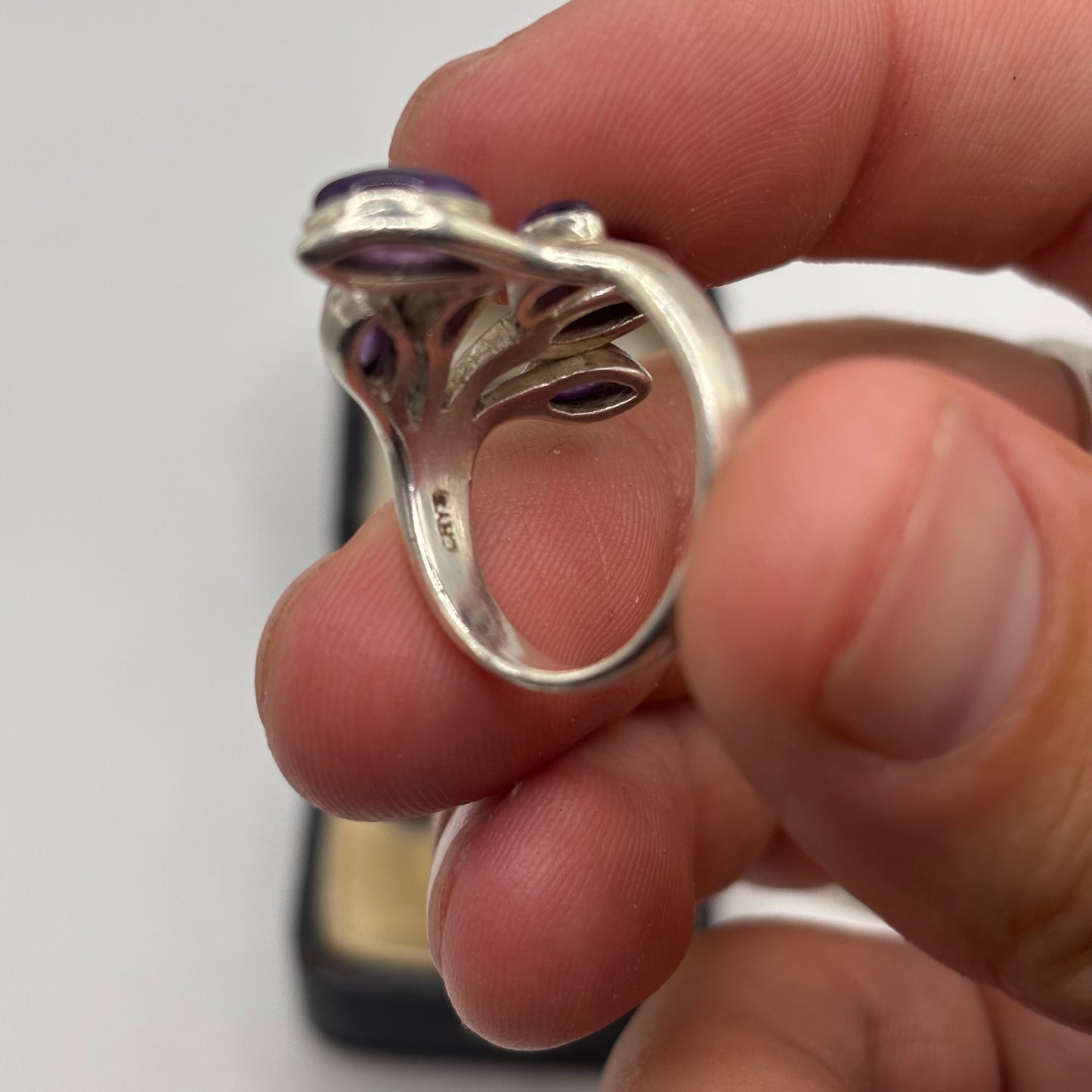 Silver Amethyst Ring (P)