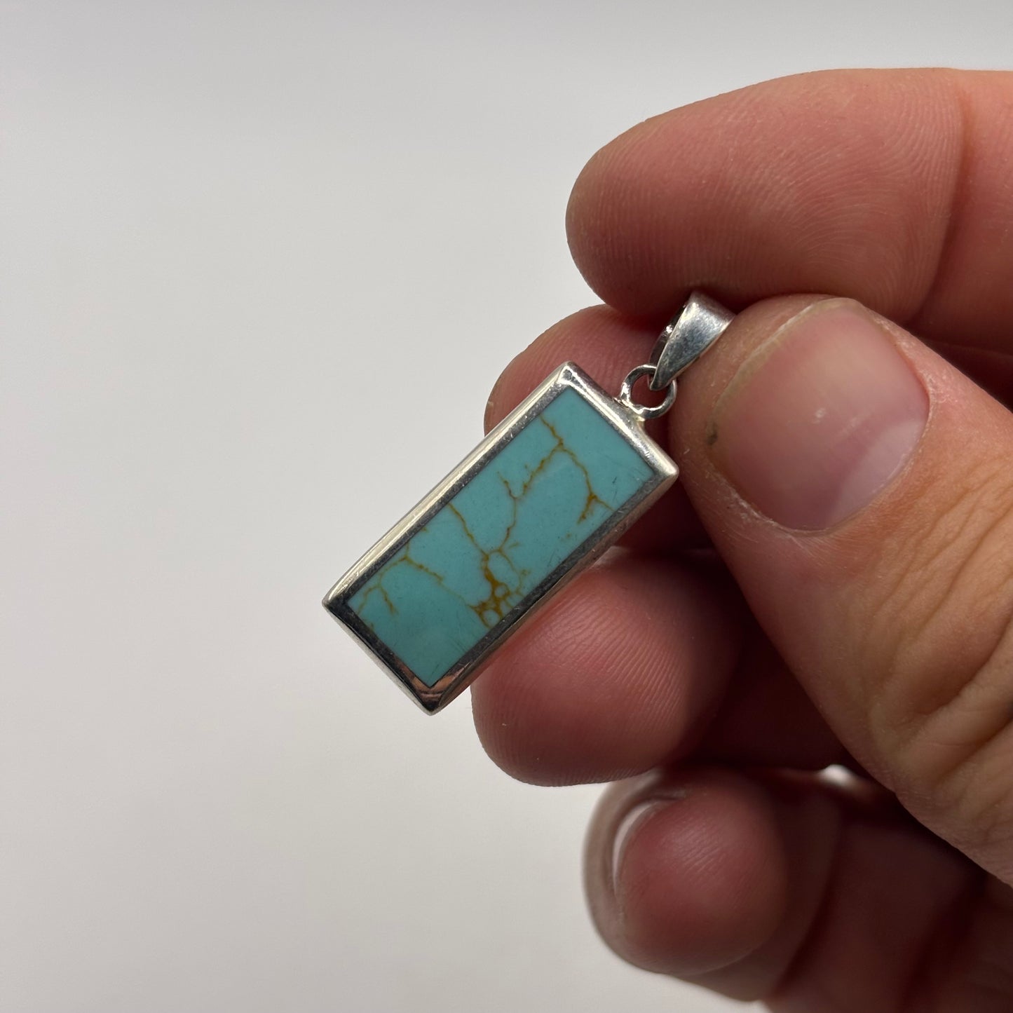 Silver Turquoise Pendant