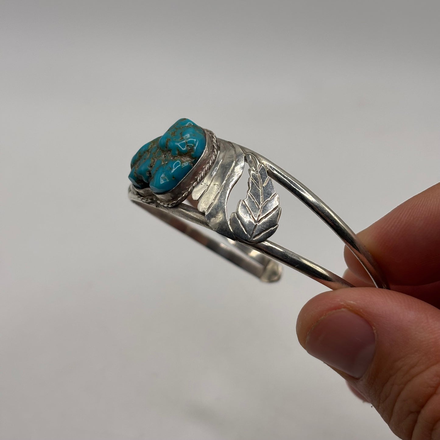 Silver Native American Cuff Bracelet