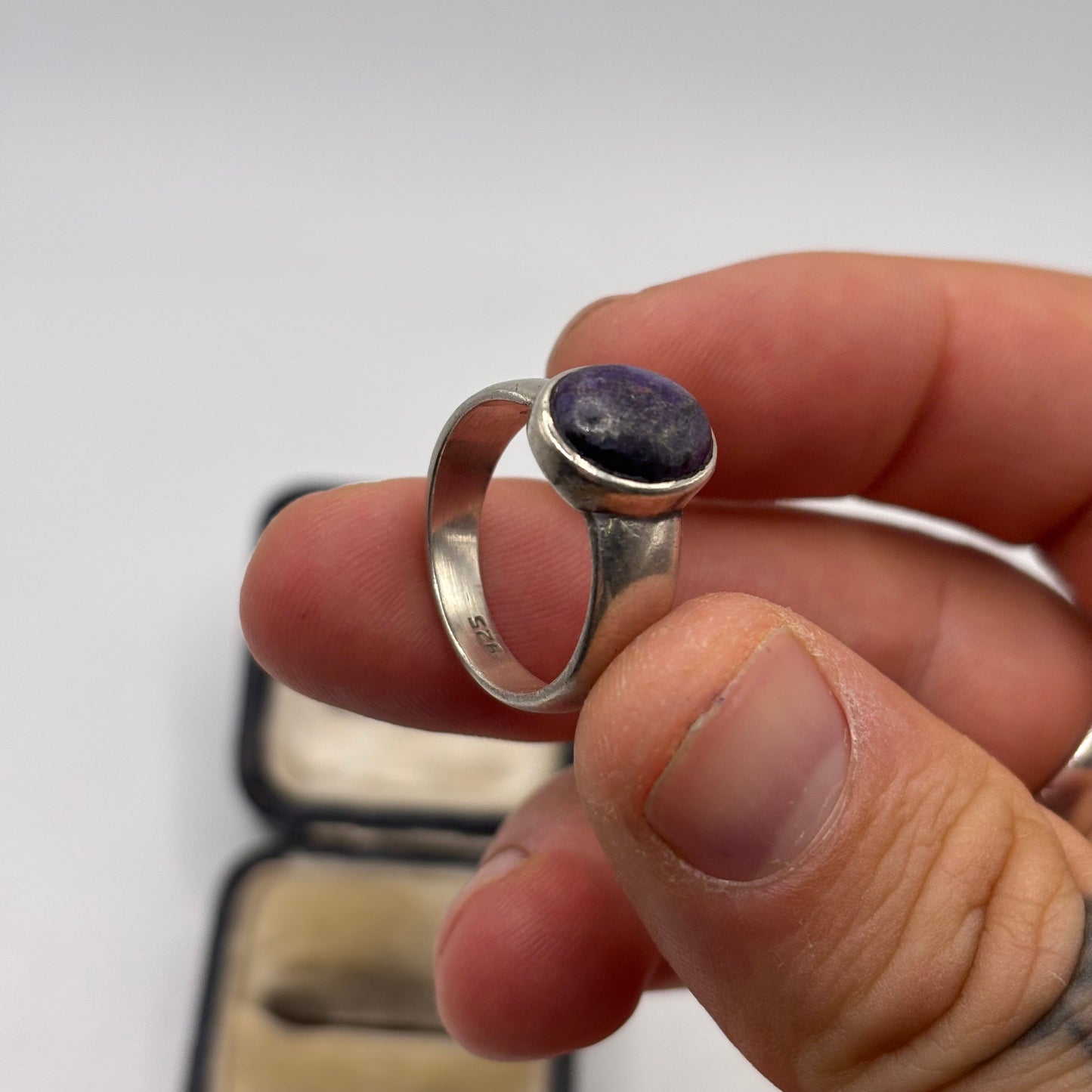 Silver Lapis Ring