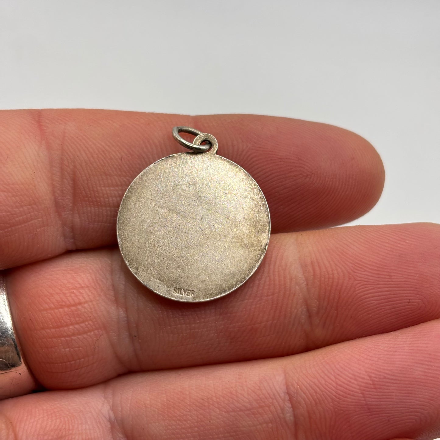 Silver Leo Vintage Pendant