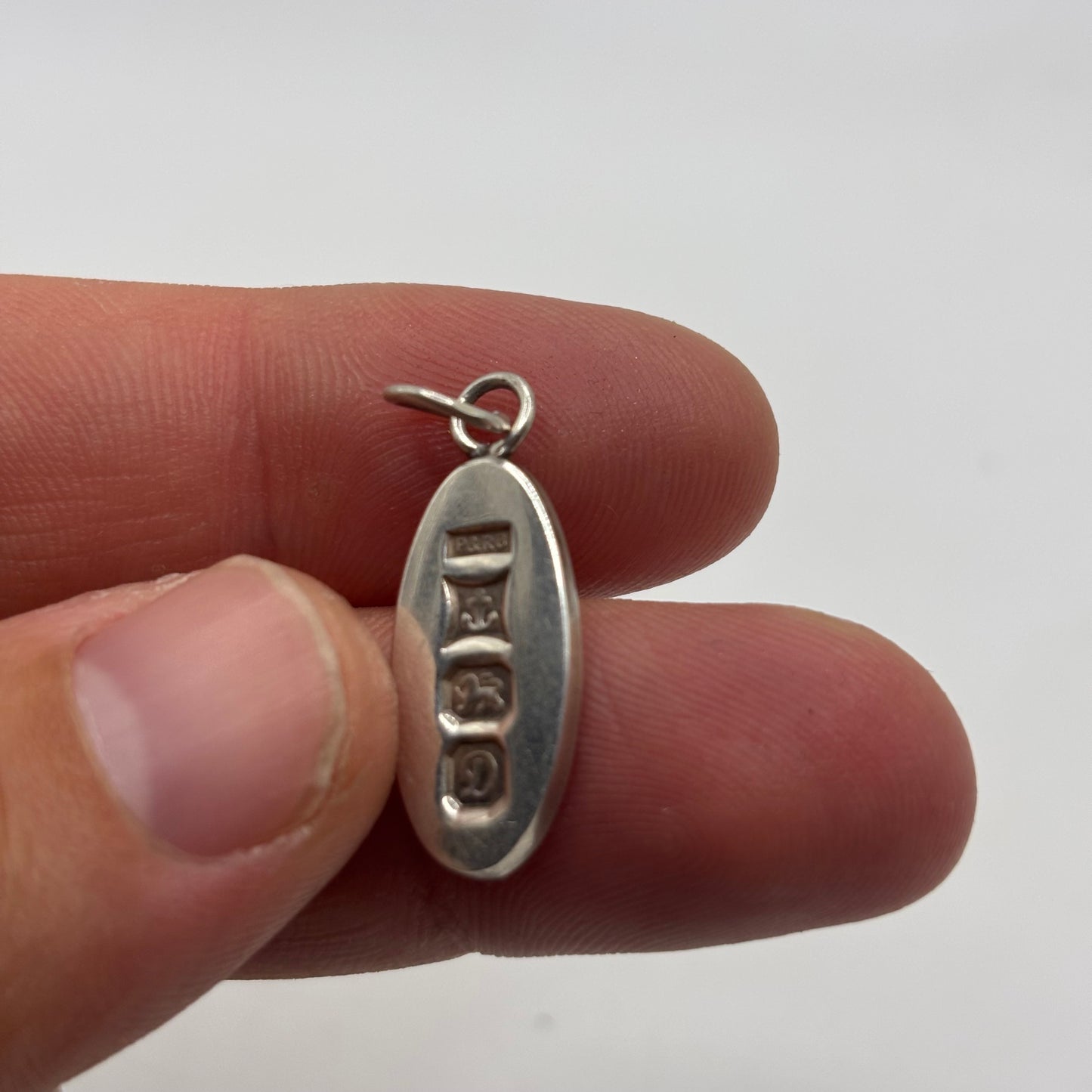 Silver Round Ingot Pendant