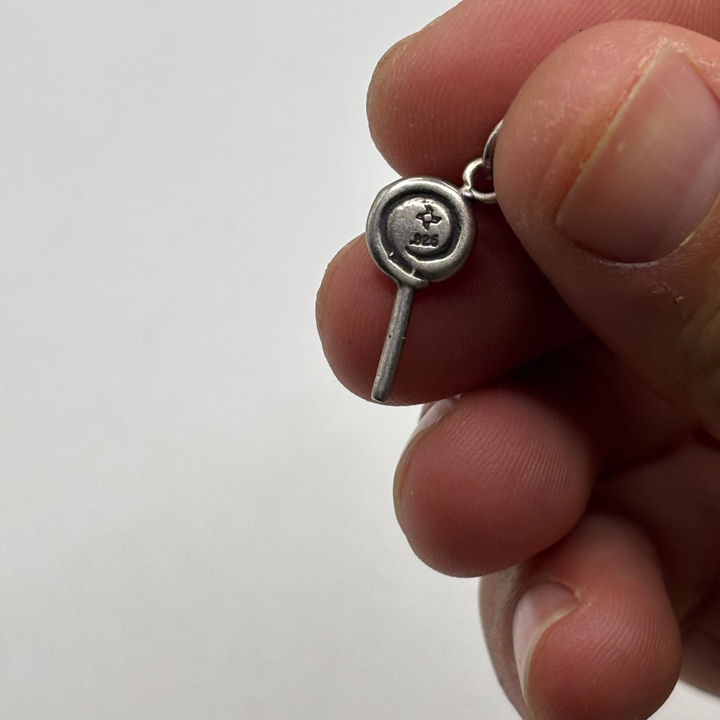 Silver Lollipop Pendant