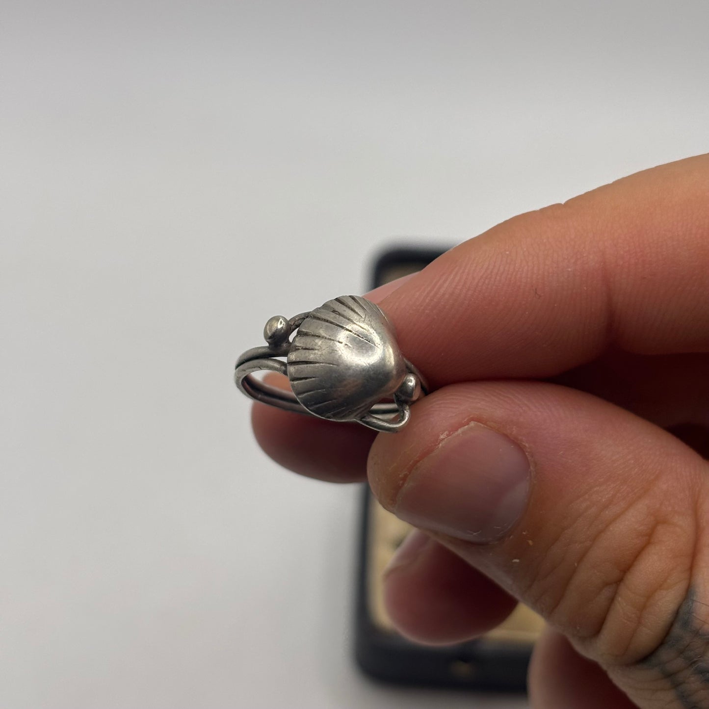 Silver Shell Ring