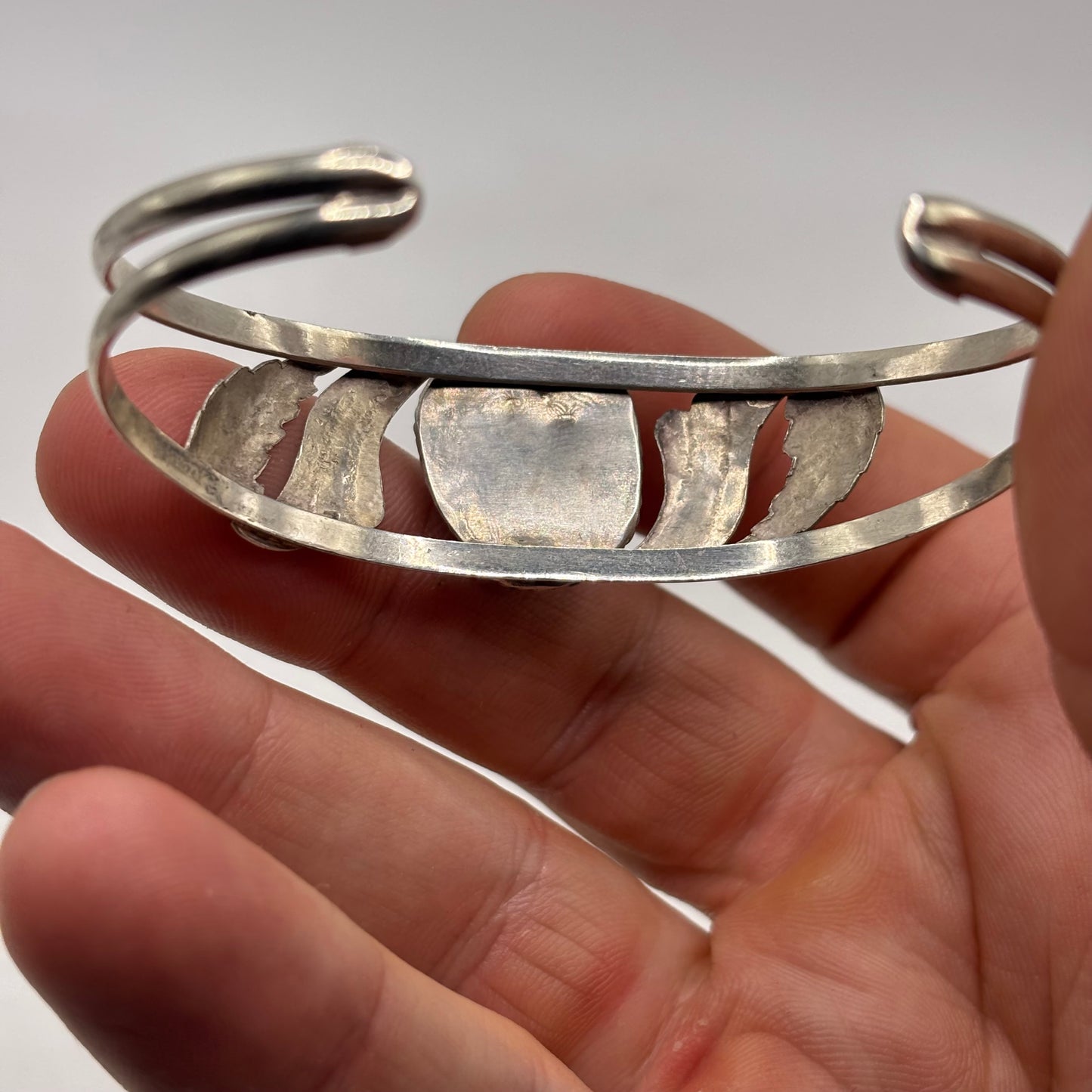 Silver Native American Cuff Bracelet