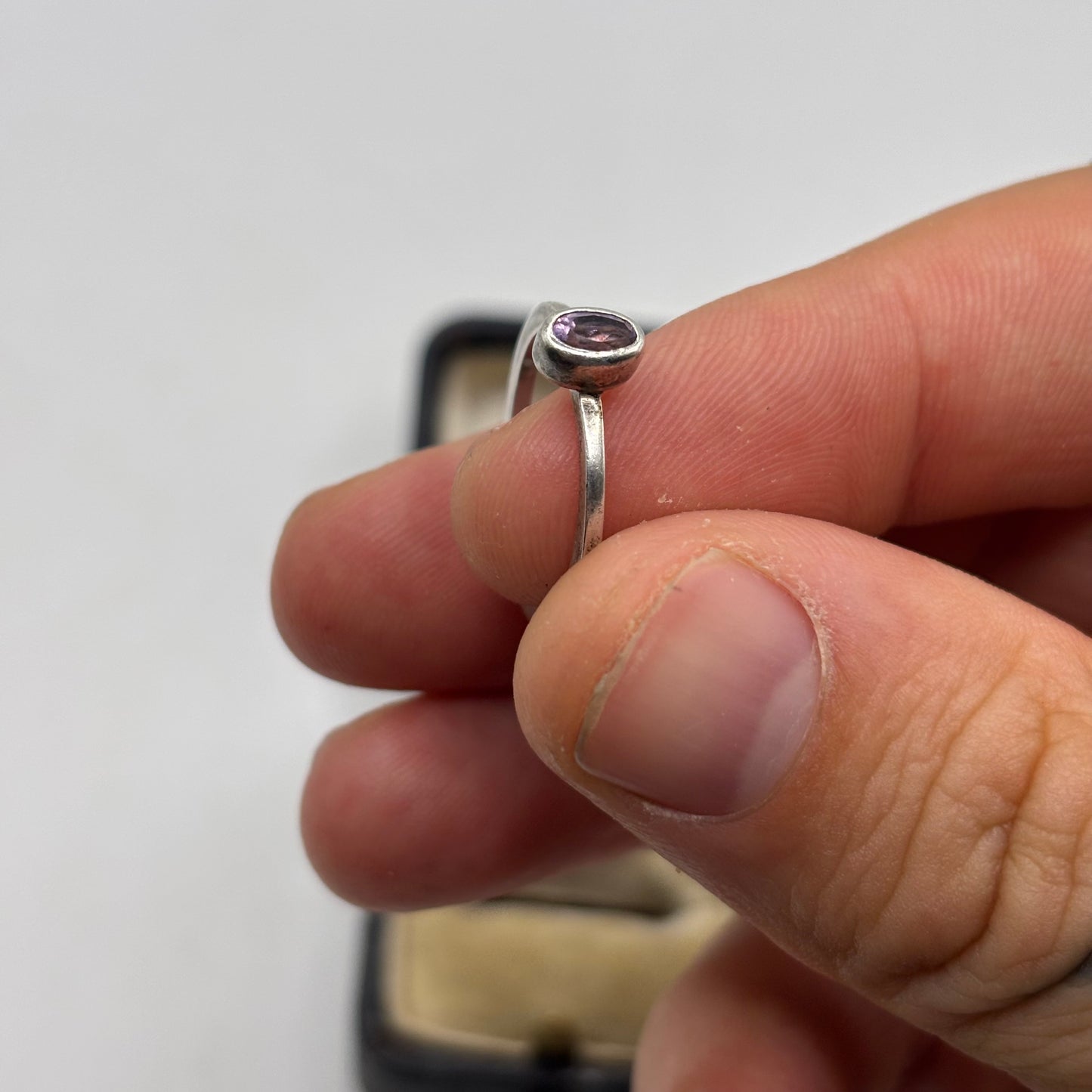 Silver Amethyst Ring