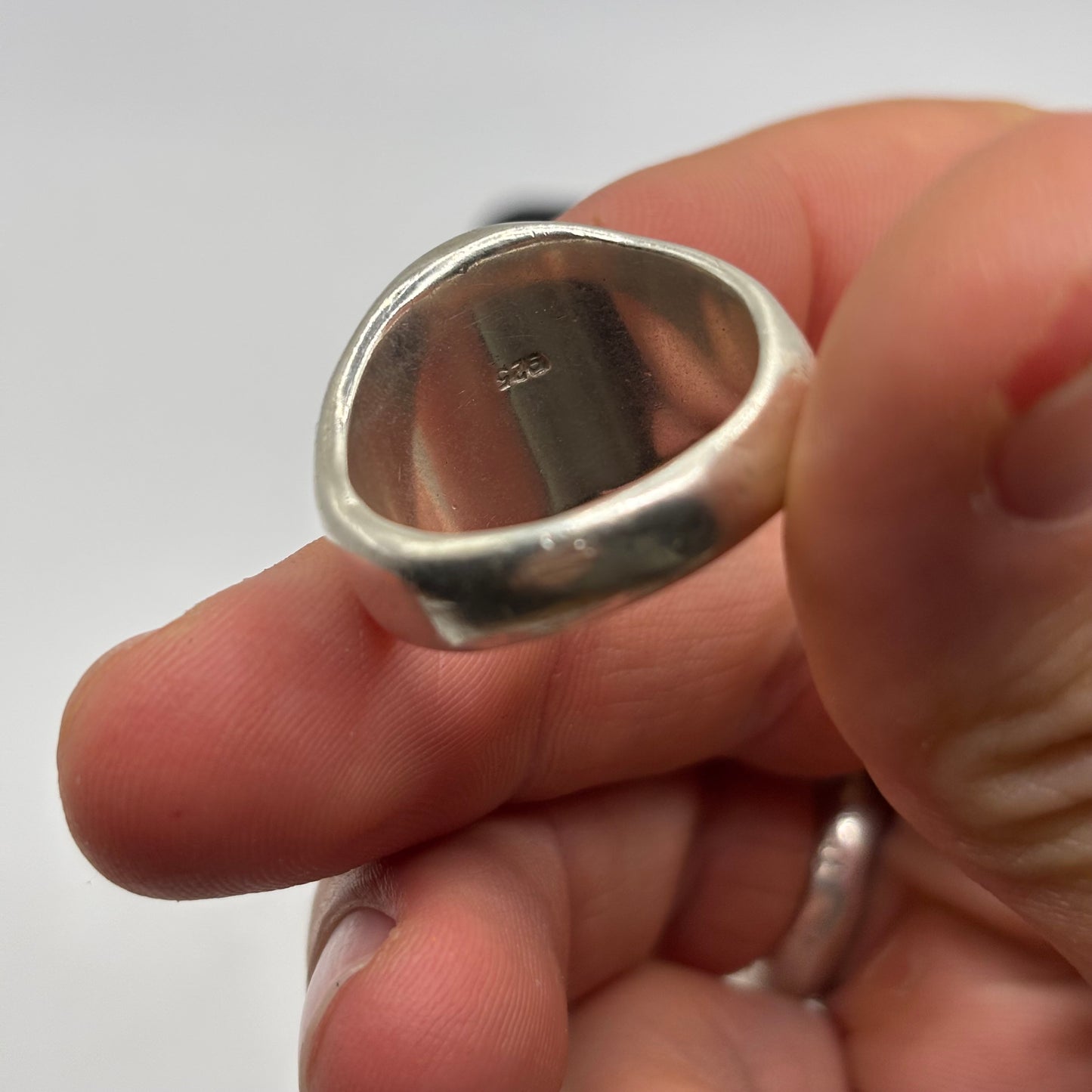 Silver Heavy Signet Ring