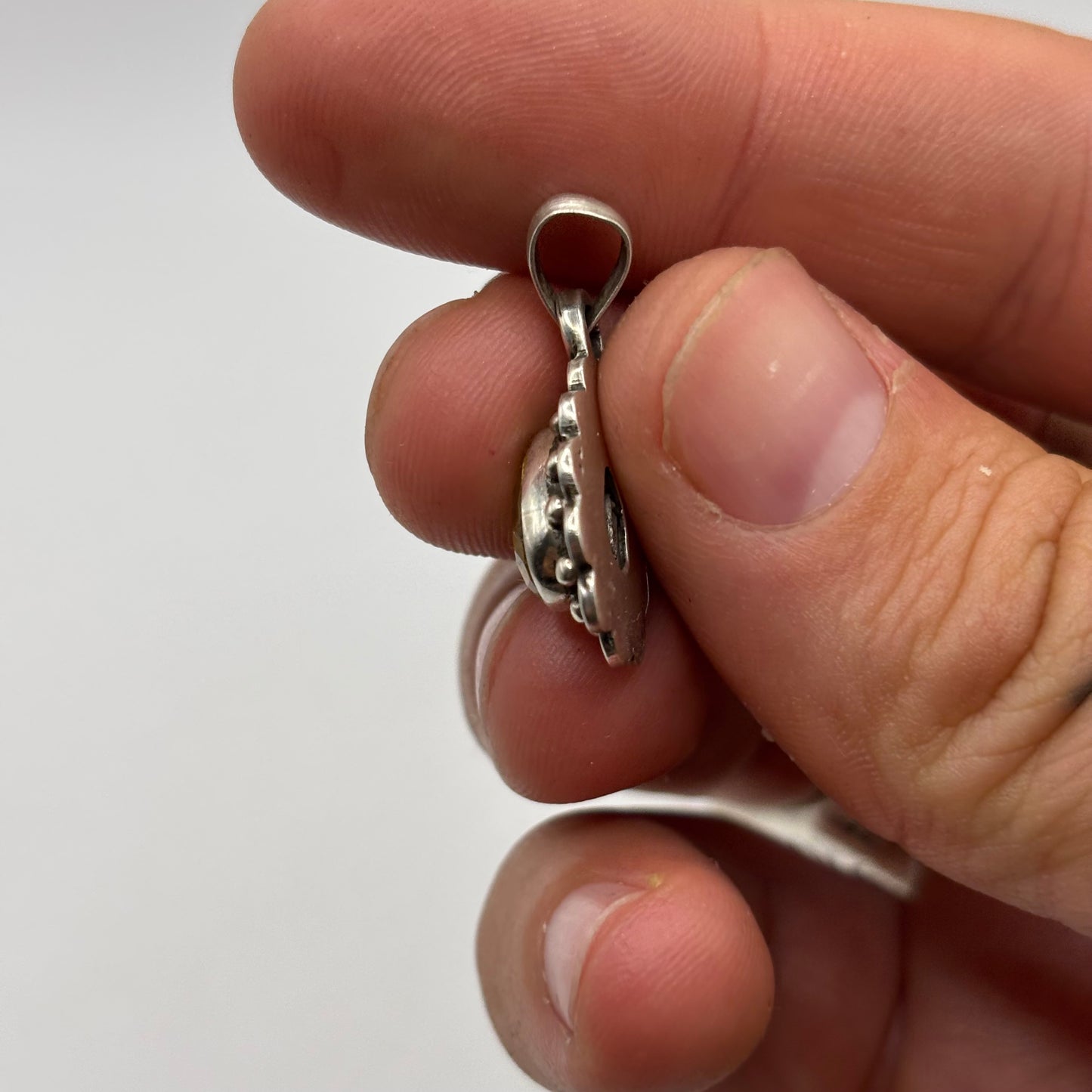 Silver Citrine Pendant
